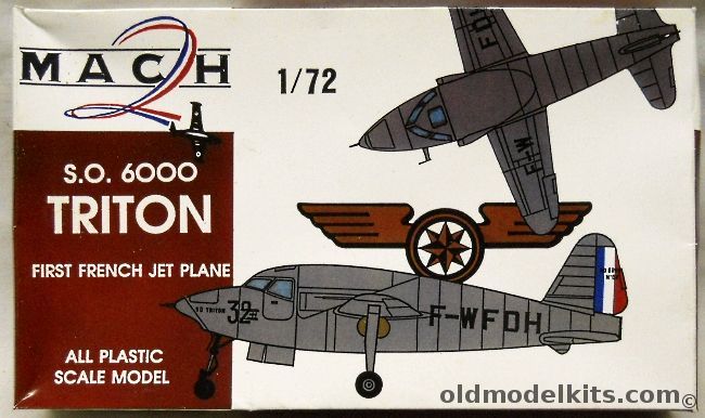 Mach 2 1/72 S.O. 6000 Triton - First French Jet Aircraft - (SO-6000), GP005 plastic model kit